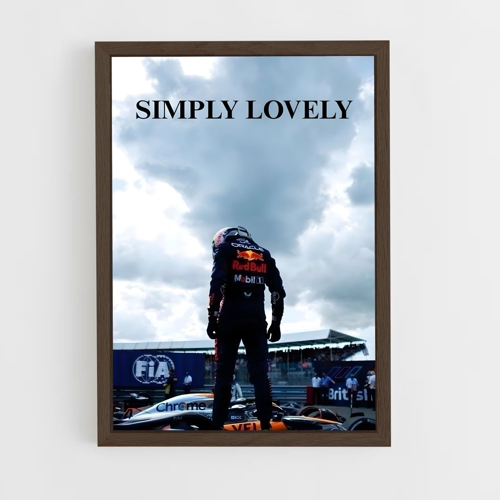 ap-max verstappen-8 cadre Bois foncé
