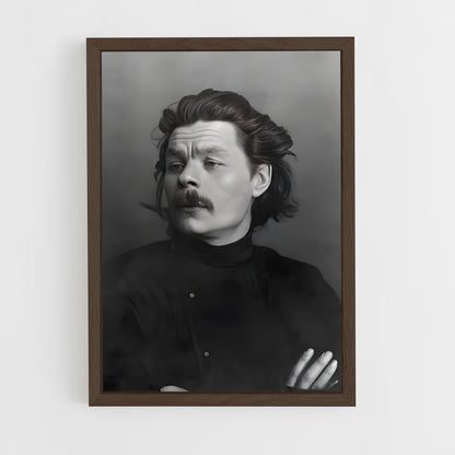 ap-maxim gorky-4 cadre Bois foncé
