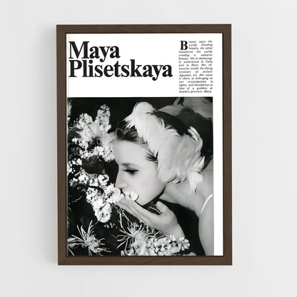 ap-maya plisetskaya-1 cadre Bois foncé