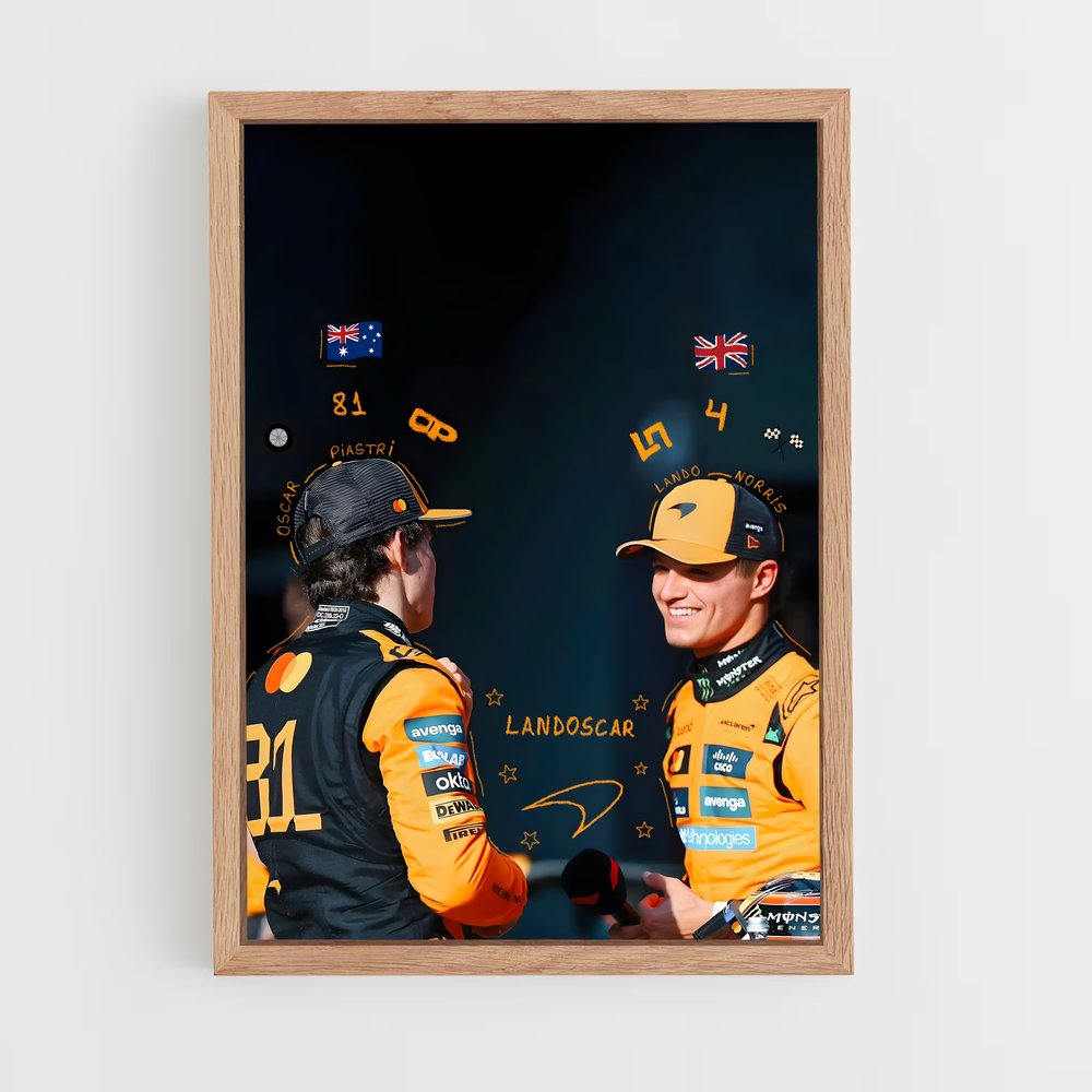ap-mclaren f1 team-11 cadre Bois clair