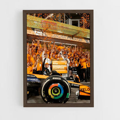 ap-mclaren f1 team-12 cadre Bois foncé