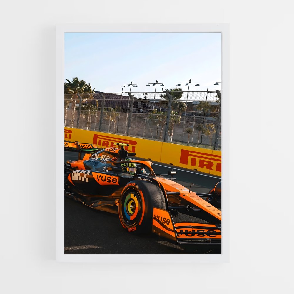 ap-mclaren f1 team-13 cadre Blanc