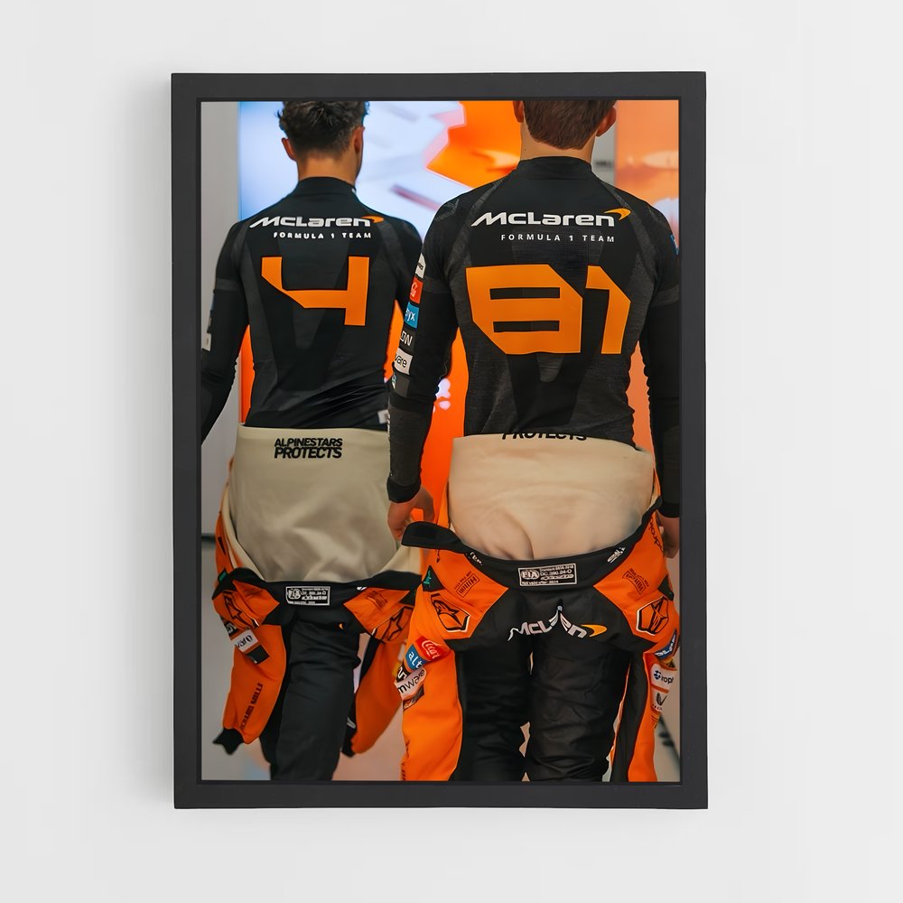 ap-mclaren f1 team-2 cadre Noir