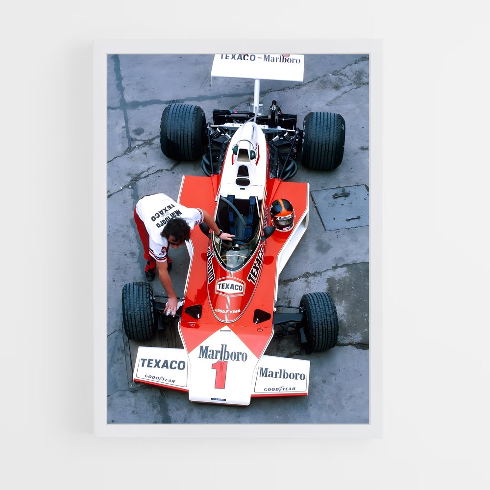 ap-mclaren m23-1 cadre Blanc