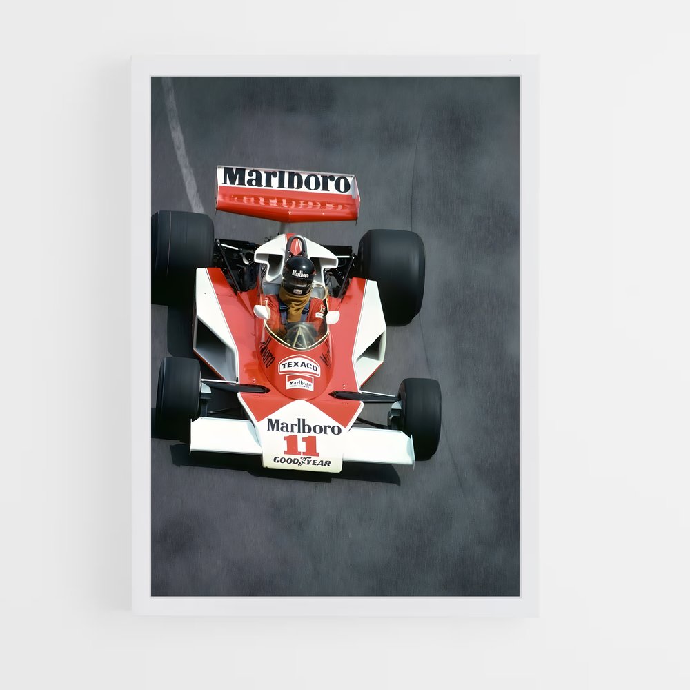 ap-mclaren m23-2 cadre Blanc