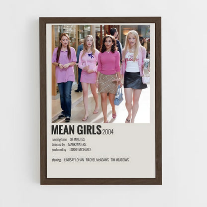ap-mean girls-1 cadre Bois foncé