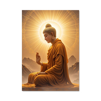 Poster Bouddha Élevé