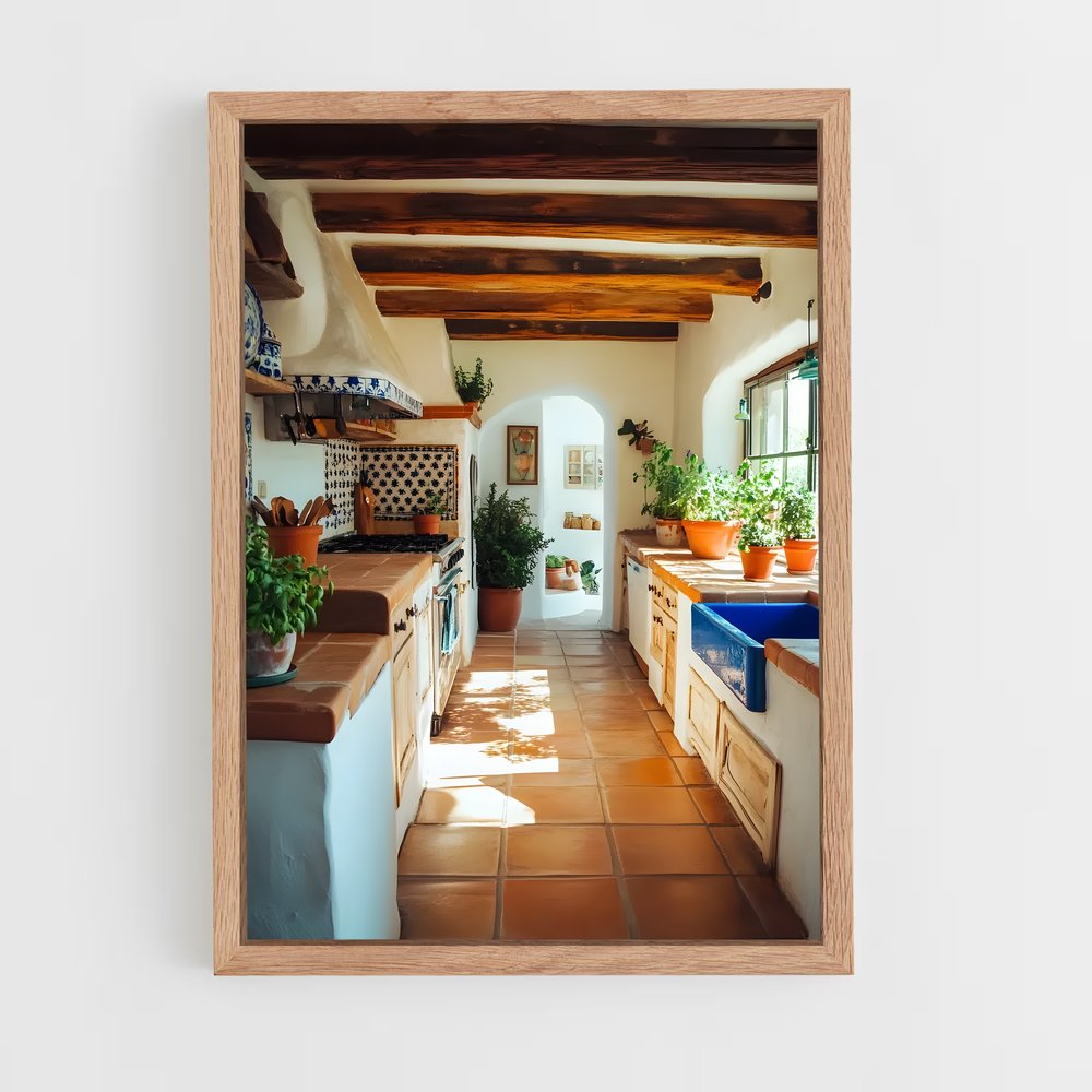ap-mediterranean-8 cadre Bois clair