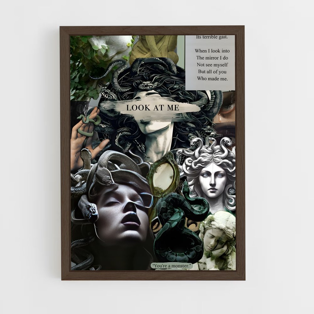 ap-medusa-6 cadre Bois foncé