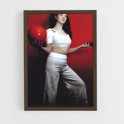 ap-meg white-3 cadre Bois foncé