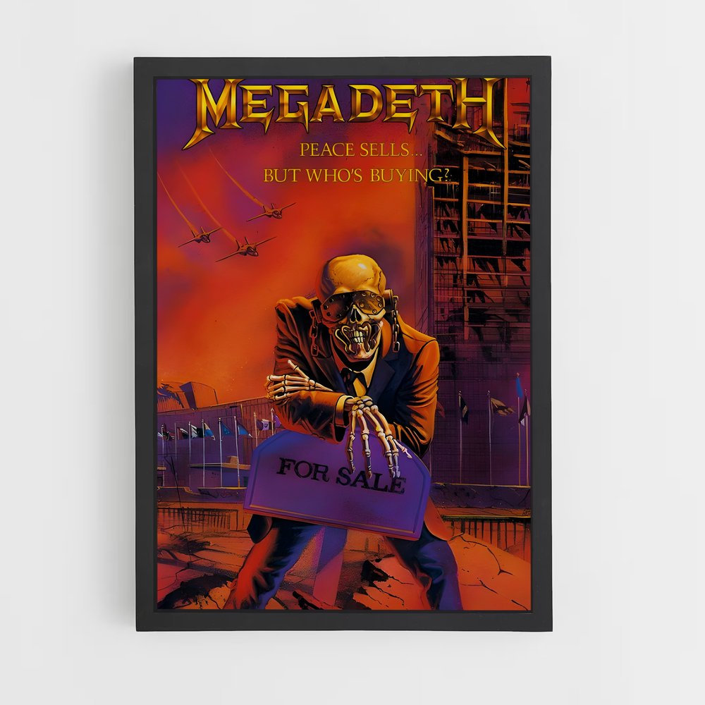 ap-megadeth-6 cadre Noir