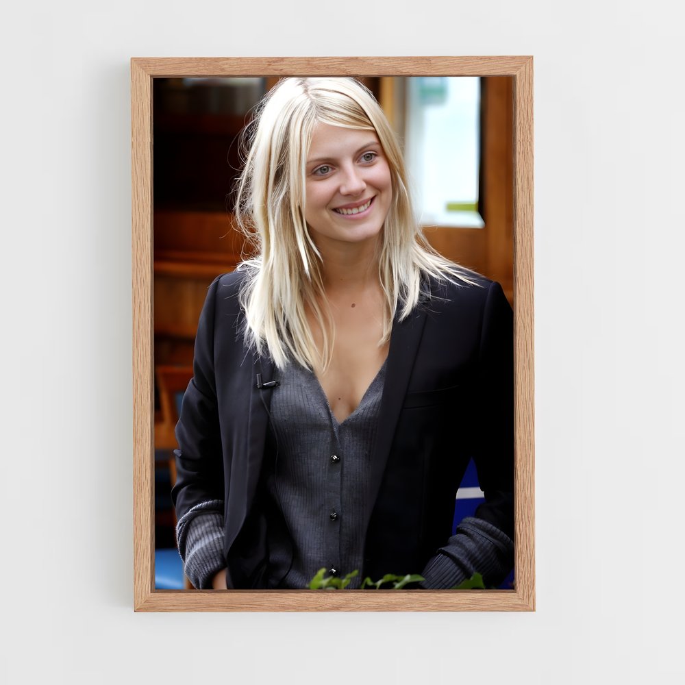 ap-melanie laurent-5 cadre Bois clair