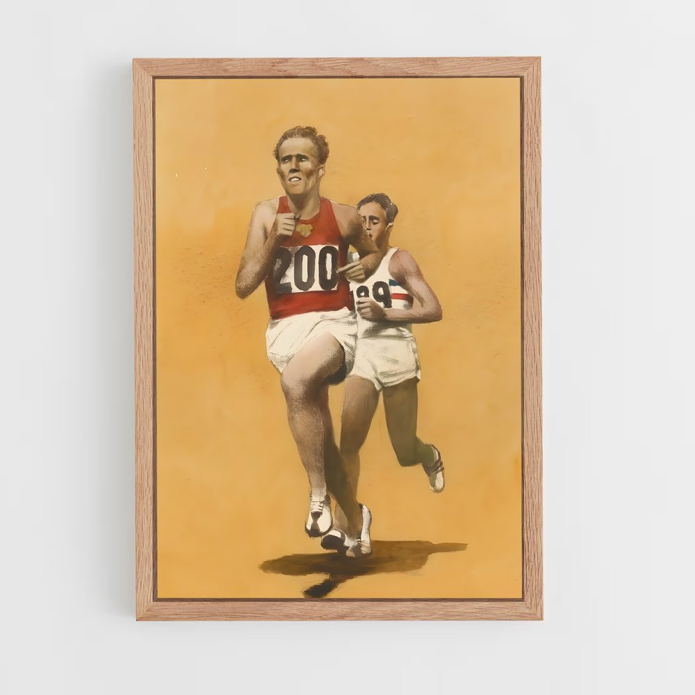 ap-melbourne 1956-5 cadre Bois clair