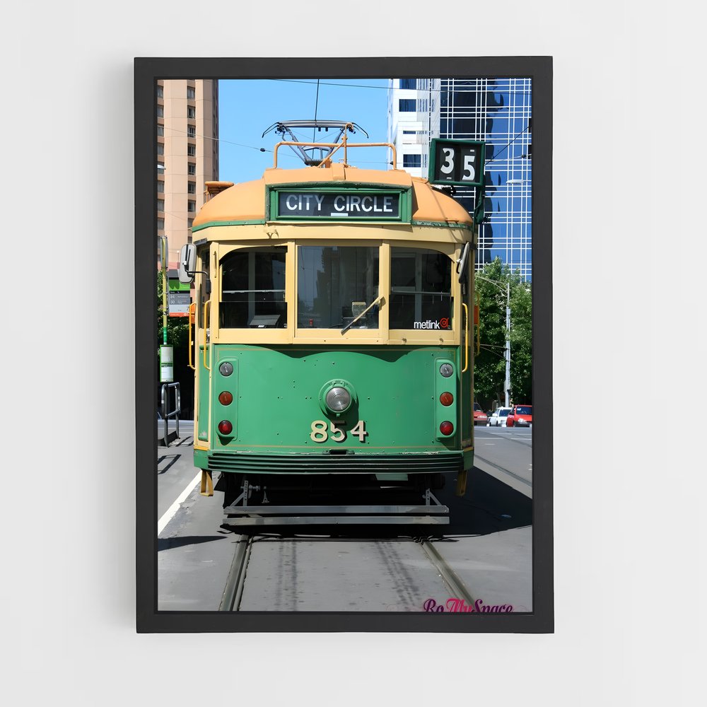 ap-melbourne tram-7 cadre Noir