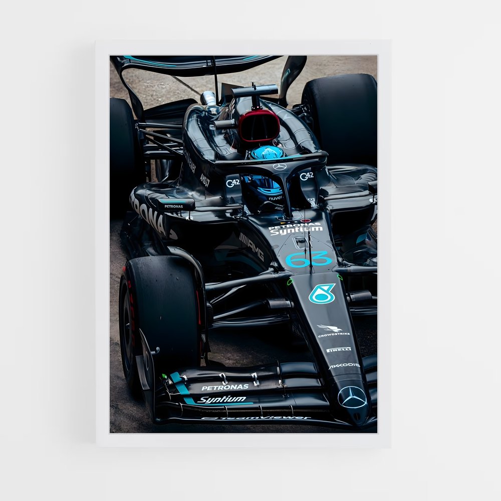 ap-mercedes-amg petronas f1 team-2 cadre Blanc