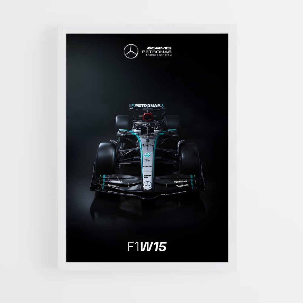 ap-mercedes-amg petronas f1 team-7 cadre Blanc