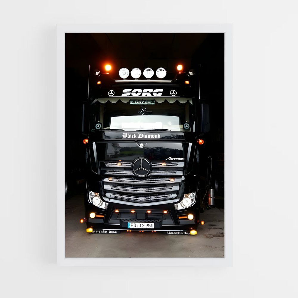 ap-mercedes actros-3 cadre Blanc