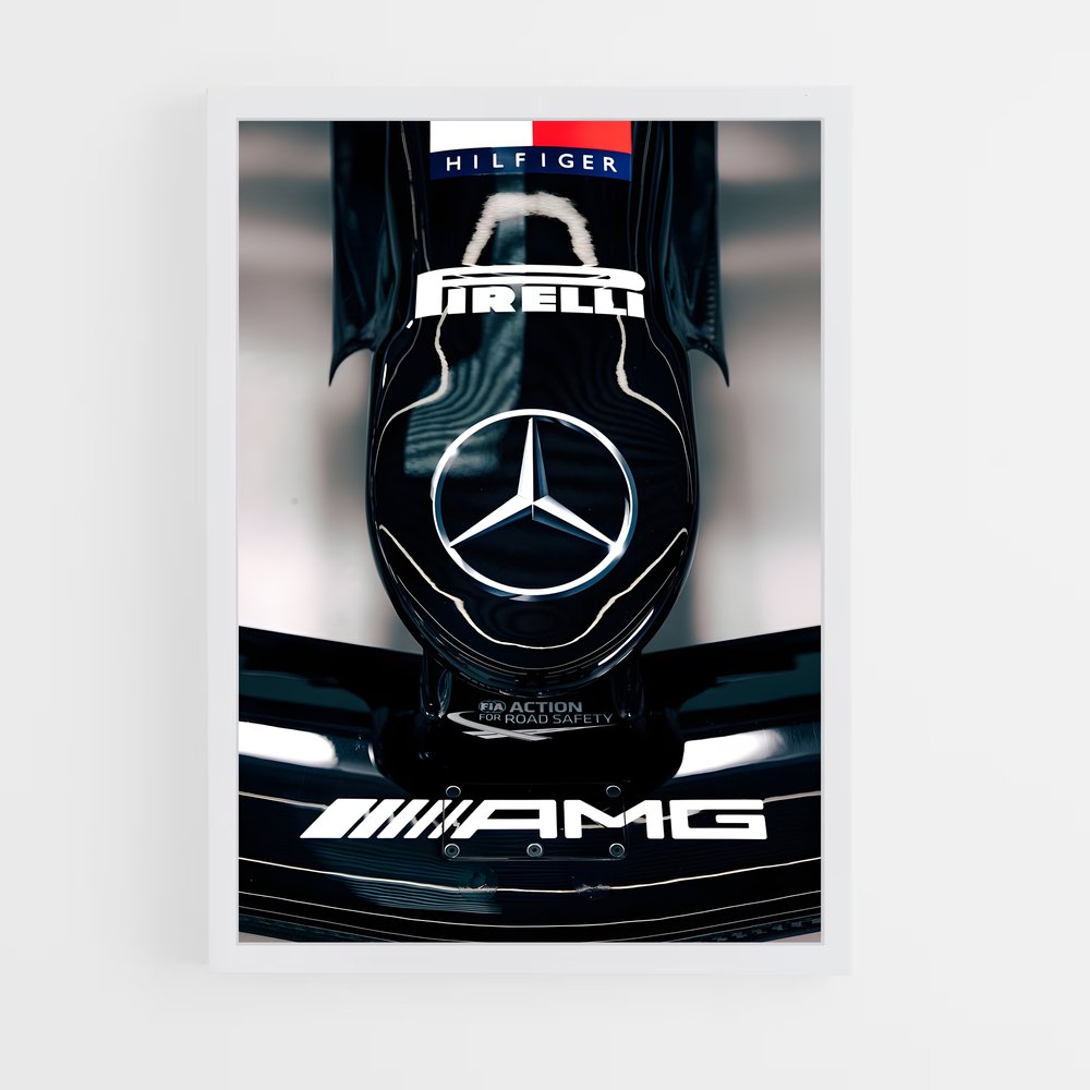 ap-mercedes w12-11 cadre Blanc