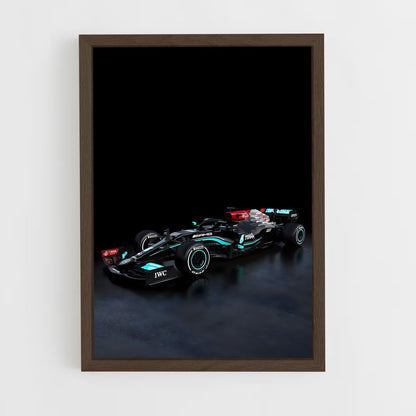ap-mercedes w12-3 cadre Bois foncé
