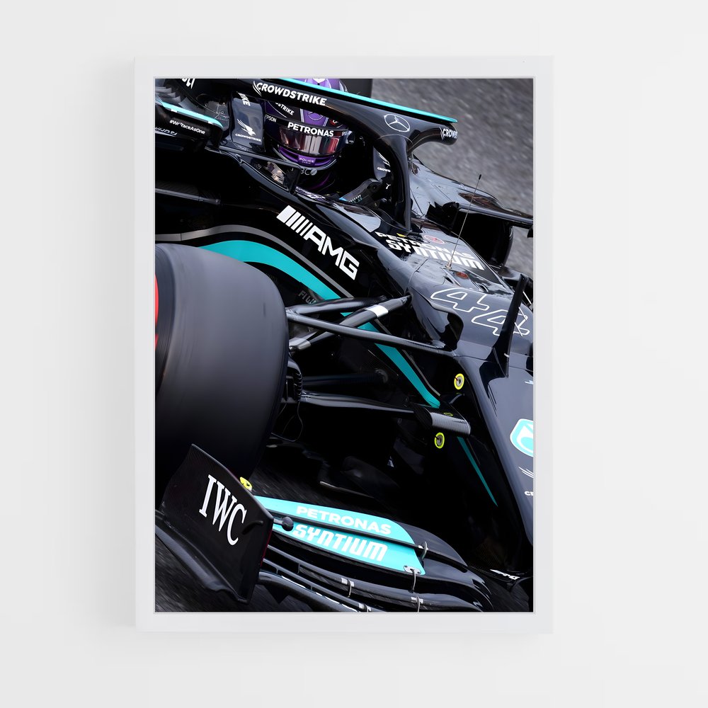 ap-mercedes w12-5 cadre Blanc