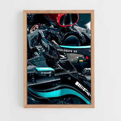 ap-mercedes w12-8 cadre Bois clair