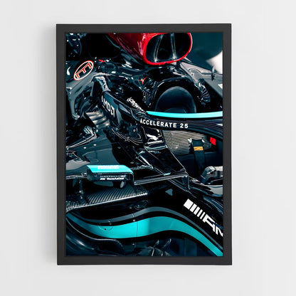 ap-mercedes w12-8 cadre Noir