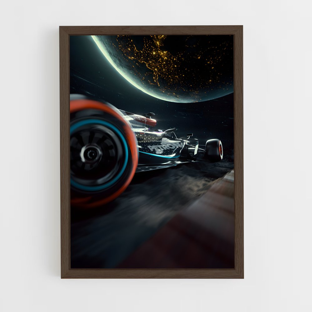 ap-mercedes w12-9 cadre Bois foncé