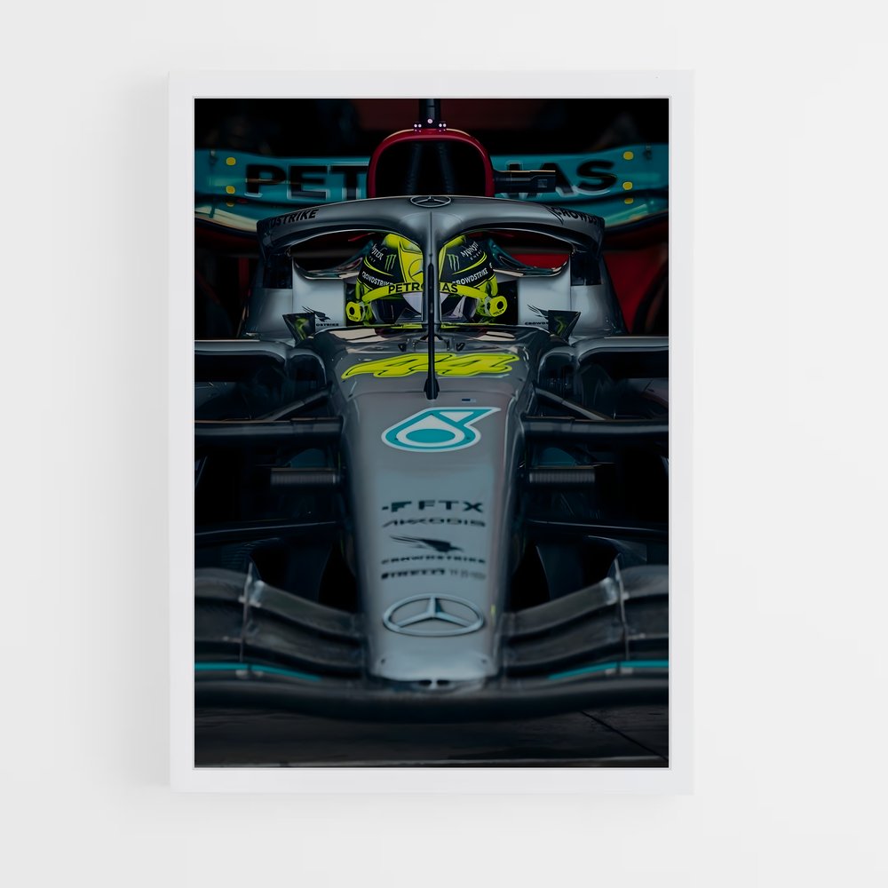 ap-mercedes w13-1 cadre Blanc