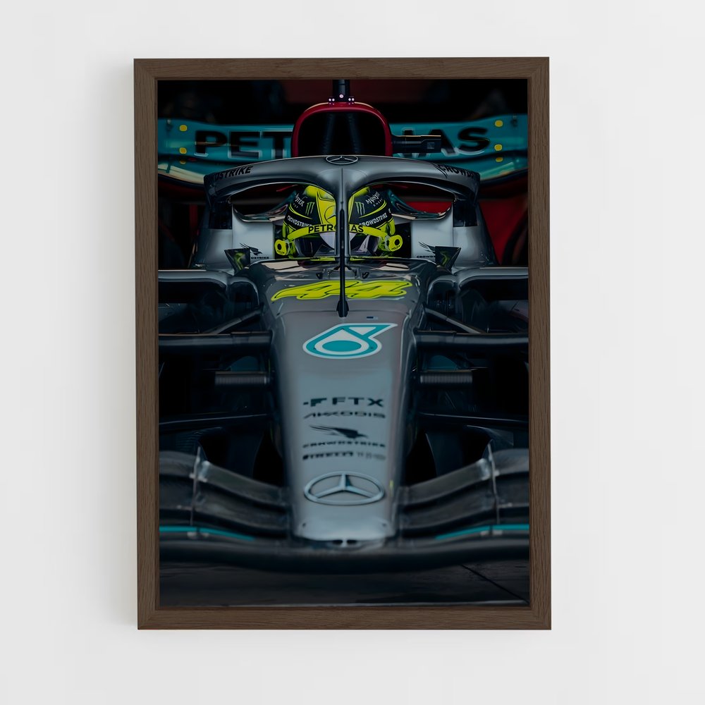 ap-mercedes w13-1 cadre Bois foncé