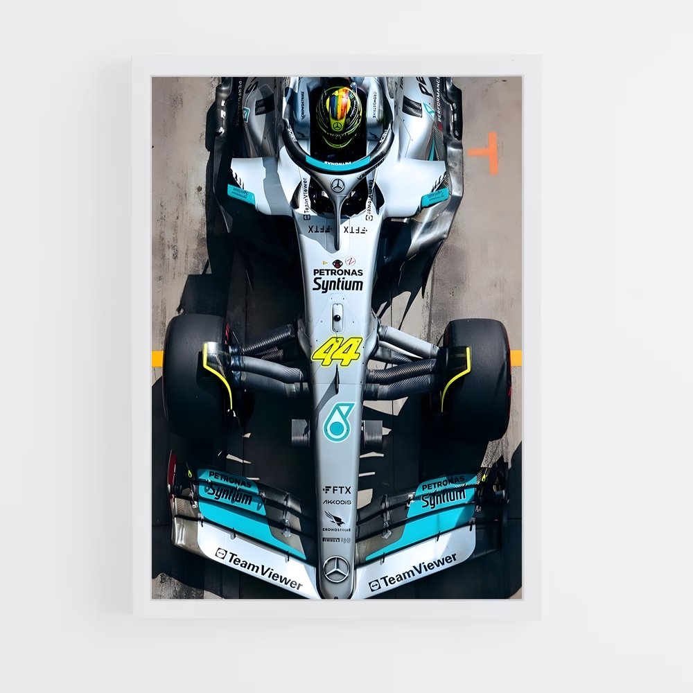 ap-mercedes w13-2 cadre Blanc