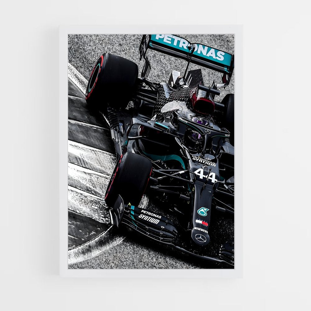 ap-mercedes w13-4 cadre Blanc
