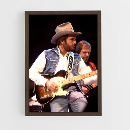 ap-merle haggard-3 cadre Bois foncé