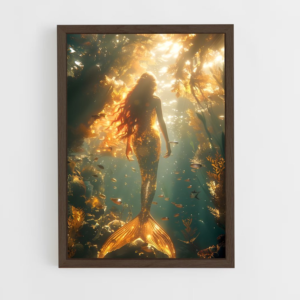ap-mermaid-4 cadre Bois foncé
