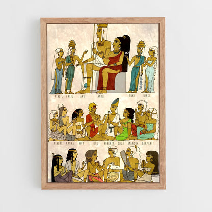 ap-mesopotamian mythology-2 cadre Bois clair