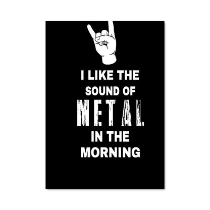 Poster Metal Matinal