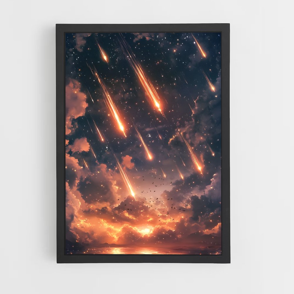 ap-meteor shower-2 cadre Noir