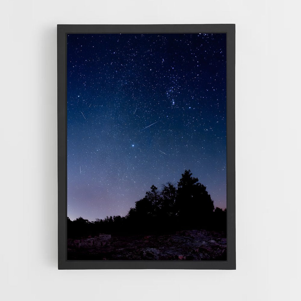 ap-meteor shower-3 cadre Noir
