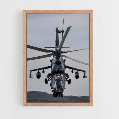 ap-mi-24 hind-1 cadre Bois clair