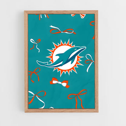 ap-miami dolphins-2 cadre Bois clair