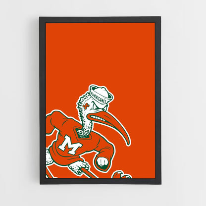 ap-miami hurricanes-4 cadre Noir