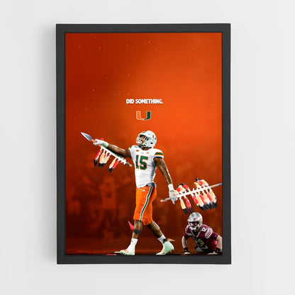 ap-miami hurricanes-7 cadre Noir