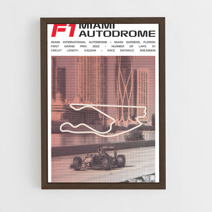 ap-miami international autodrome-3 cadre Bois foncé