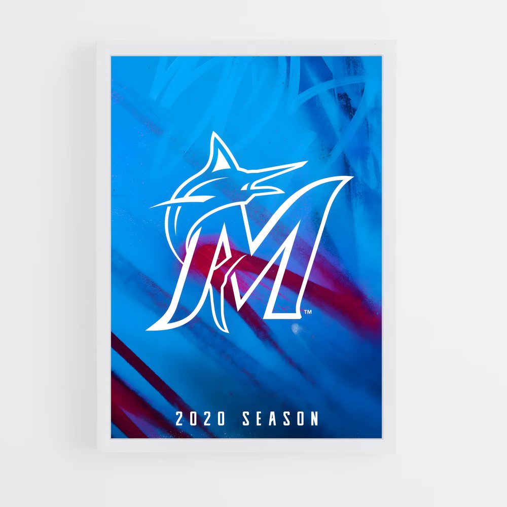 ap-miami marlins-6 cadre Blanc