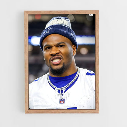 ap-micah parsons-1 cadre Bois clair