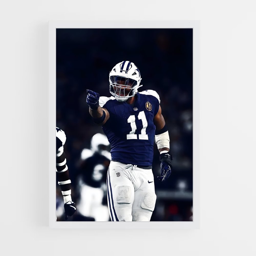 ap-micah parsons-2 cadre Blanc