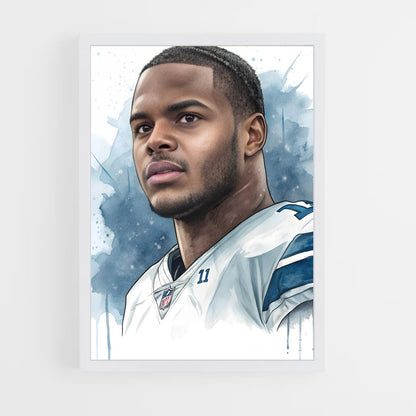 ap-micah parsons-5 cadre Blanc