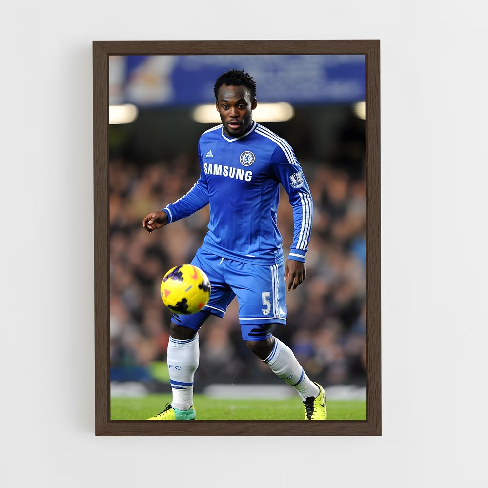 ap-michael essien-1 cadre Bois foncé