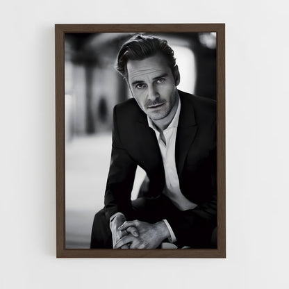 ap-michael fassbender-1 cadre Bois foncé