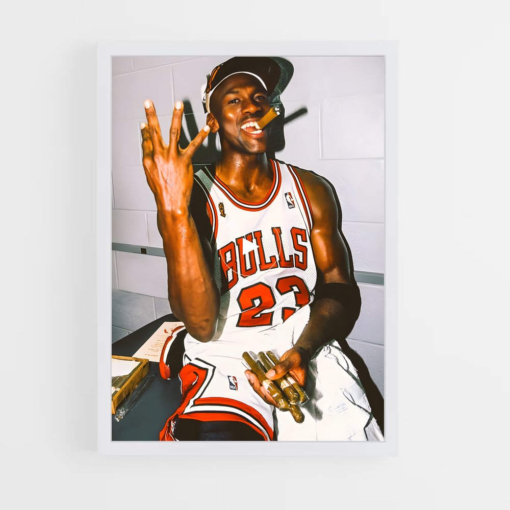 ap-michael jordan-1 cadre Blanc