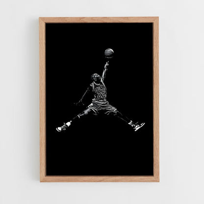 ap-michael jordan-12 cadre Bois clair